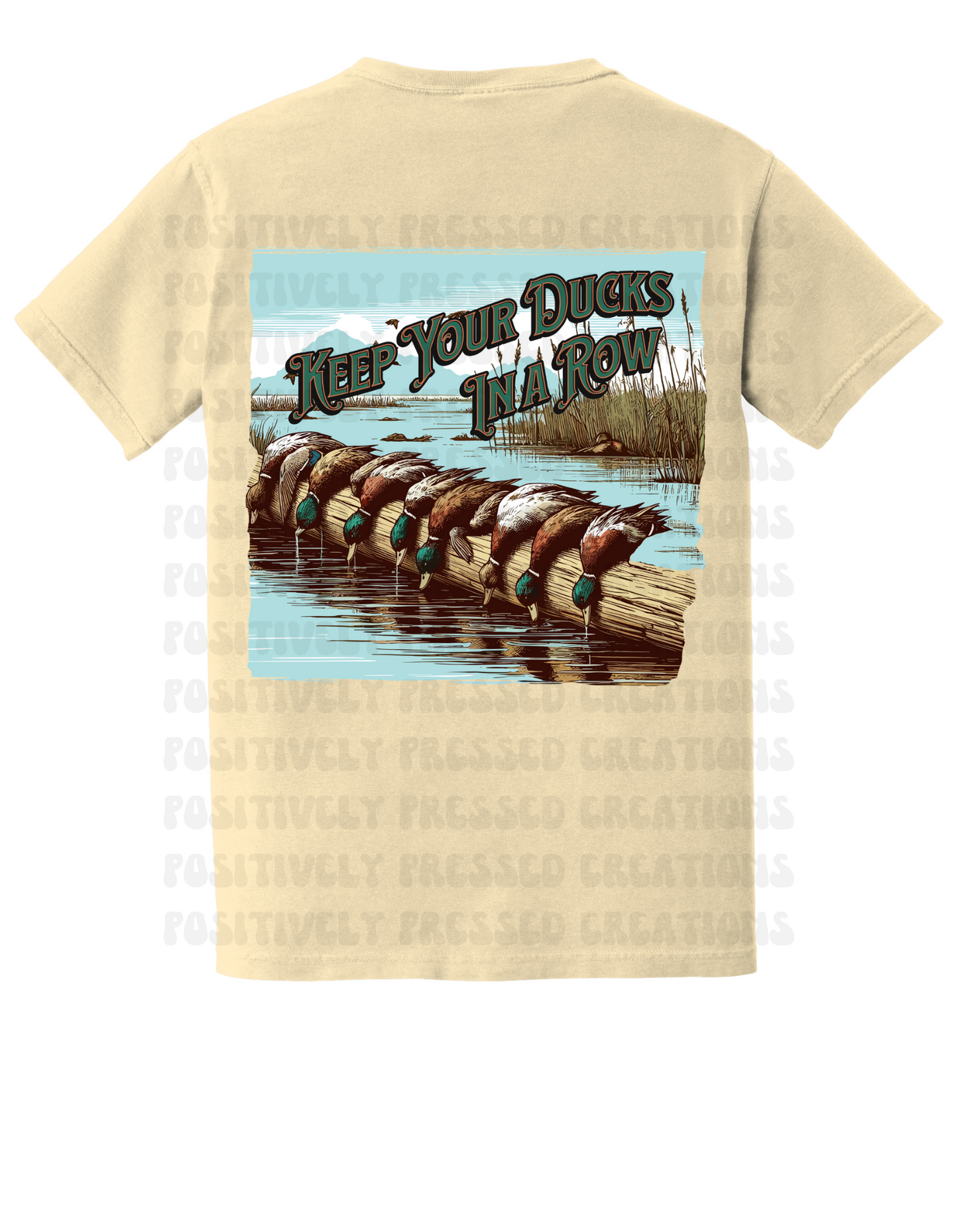 Keep Your Ducks In A Row Men's T-Shirt