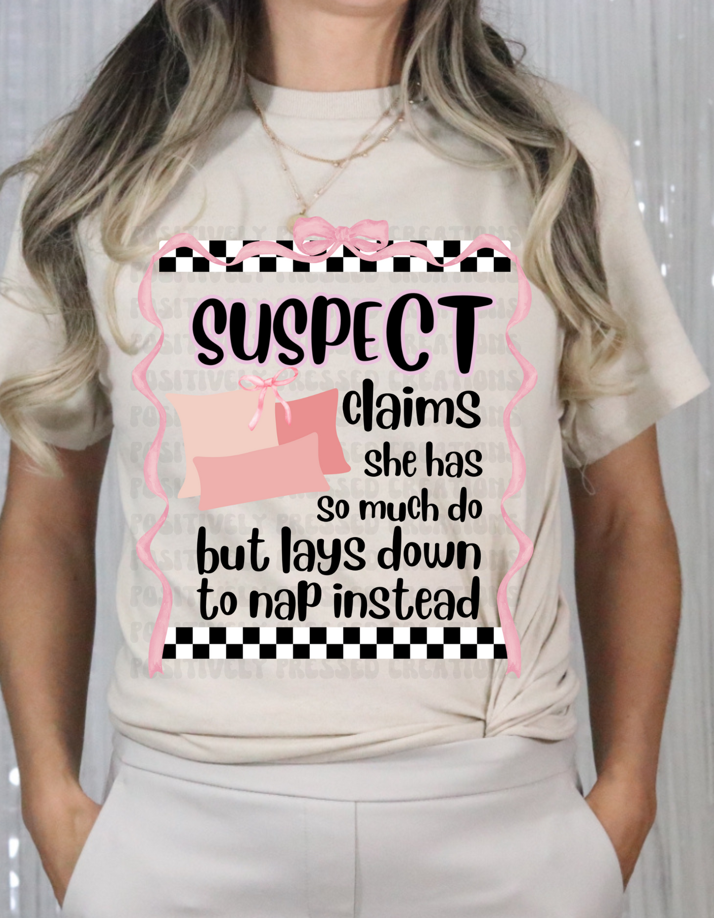 suspect nap tee